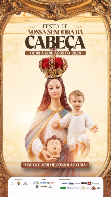 ✨ A Festa de Nossa Senhora da Cabeça está chegando! 💙
De 09 a 15 de agosto, a Igreja Madre de Deus será o lugar de encontro com Deus por meio da intercessão de Nossa Senhora da Cabeça.
Serão dias de oração, Santa Mi…