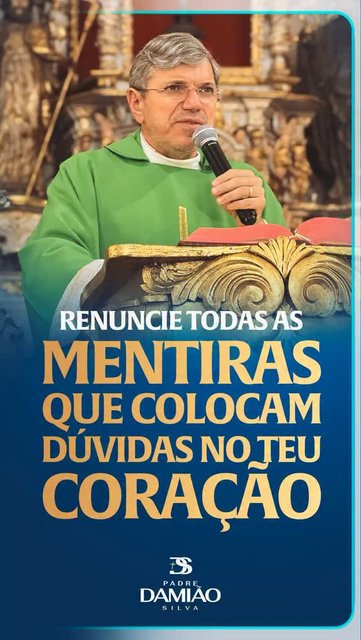 NEM TUDO O QUE VOCÊ ESCUTA VEM DE DEUS.
🙏✨ Renuncie a todas as mentiras que colocam dúvidas no seu coração.
Renuncie ao medo, ao desânimo, à culpa e a toda voz que diz que você não vai conseguir. A única voz que dev…