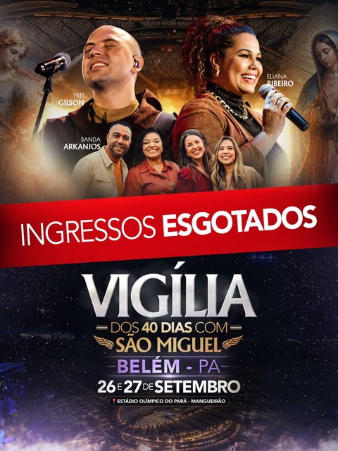 🚨🚨 COMUNICADO SUPER IMPORTANTE 🚨🚨

Minha gente, como eu avisei há alguns dias, os ingressos para a Vigília de São Miguel Arcanjo 2026, nos dias 26 e 27 de setembro, se esgotaram em menos de 24 horas.

Graças a Deus, a…