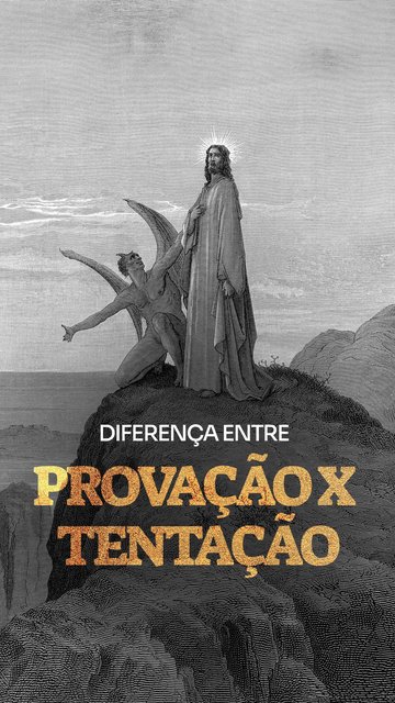 Deus permite a provação para fortalecer a nossa fé, mas jamais nos tenta ao pecado.
A provação pode nos santificar; a tentação busca nos afastar de Deus.
A boa notícia é que o Senhor nunca nos abandona: Ele conced…