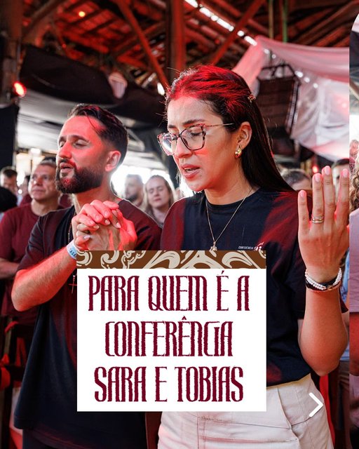 Se a semente foi plantada, agora é hora de regar. 

Ingressos para a Conferência Sara e Tobias disponíveis no link da minha bio.