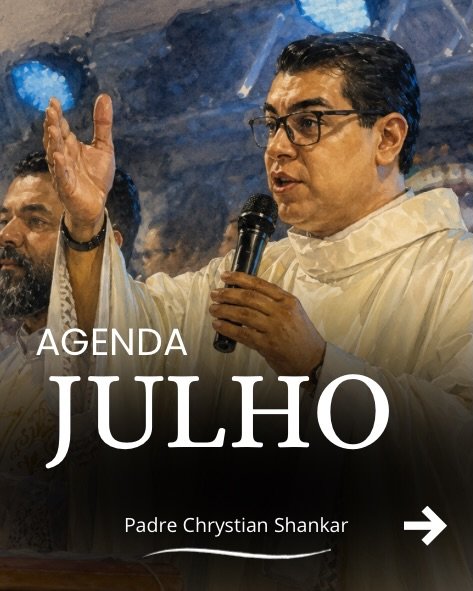 Agenda de JULHO 2026 🗓️

⚠️ Alteração de data - 📍 Taubaté SP
A participação do Padre Chrystian Shankar no Cerco de Jericó NÃO será mais na quarta-feira ❌ (15/07), e SIM na quinta-feira ✅ (16/07). 

👉 Salve para ver de…