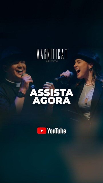 Está no ar o clipe oficial de "Magnificat" acesse agora YouTube e procure lá: Padre Denis-Ricard e Ana Gabriela ao vivo no Teatro Municipal de Caieiras 🎥
-
#magnificat #clipe #teatro #youtube