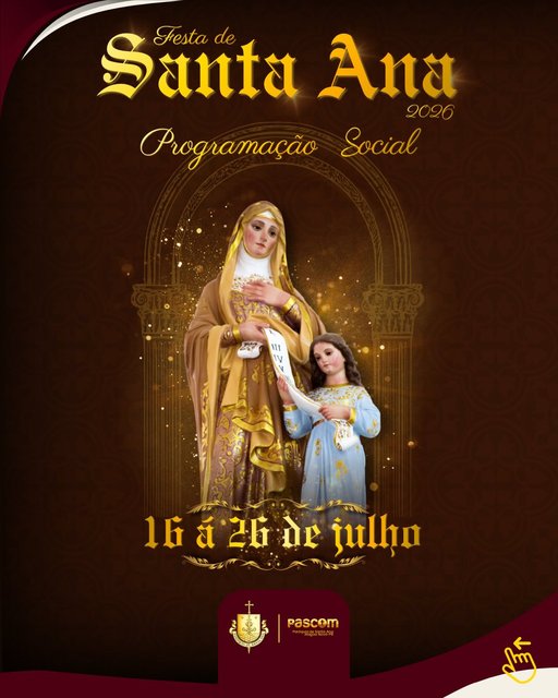 FESTA DE SANTA ANA 2026 - PROGRAMAÇÃO SOCIAL 

Confira a programação social da Festa em honra a nossa Padroeira, Senhora Santa Ana.

De 16 a 26 de Julho nossa paróquia te espera com uma programação completa para você …