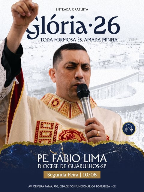 PE. FÁBIO LIMA NA FESTA DA PADROEIRA ✨

Da Diocese de Guarulhos-SP, o Pe. Fábio Lima vem celebrar a Santa Missa deste dia. Mais um dia de Festa, mais um motivo pra agradecer à nossa Mãe!

📅 Segunda-feira | 10 de agost…