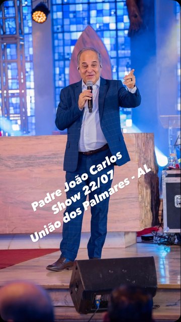 Padre João Carlos / Show em União dos Palmares - AL 22/07/26. #padrejoaocarlos #mcproducoeseventos #músicacatólica #padre