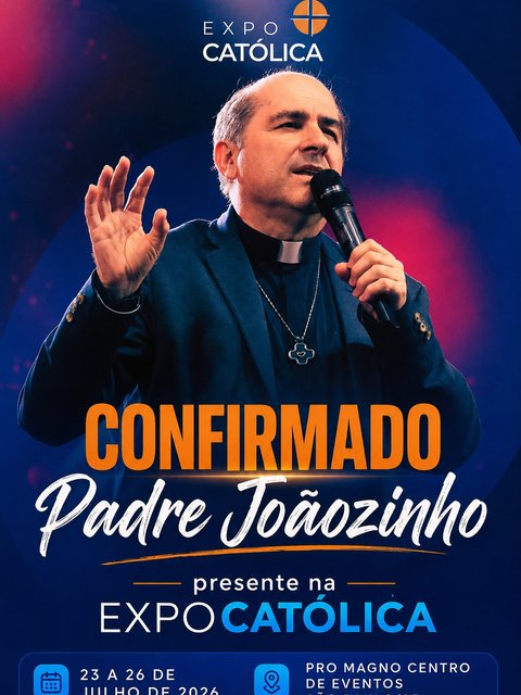 @padrejoaozinho estará na @expocatolica lançando livros da @editorascj no stan da @pastoral_empreendedor