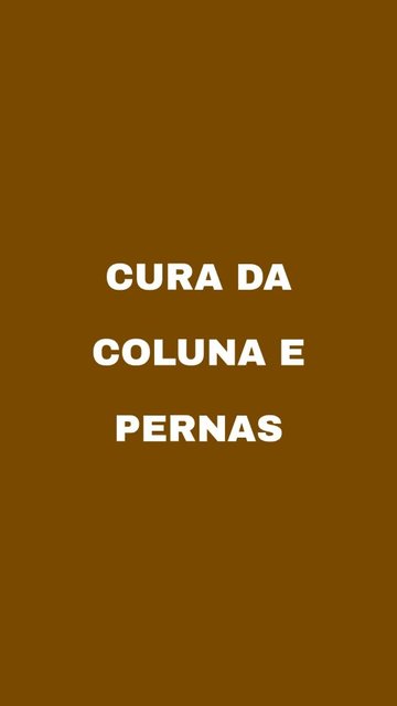 CURA DA COLUNA E PERNAS 🙏🏻🙌🏻

⬇️Escreva nos comentários:
Eu recebo esta bênção!

Através desta oração peça para Jesus a CURA da COLUNA e PERNAS.

#JesusCura #CuraDaColuna #NossoSenhorDosPassos
#PadreJosemarGalvão #Pad…