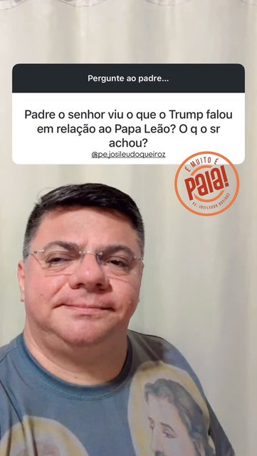 Sobre as palavras do Trump em relação ao Papa Leão XIV 🤔🤦🏻‍♂️👉🗣️🤦🏻‍♂️🇺🇸🇻🇦⛪️🤦🏻‍♂️🤔