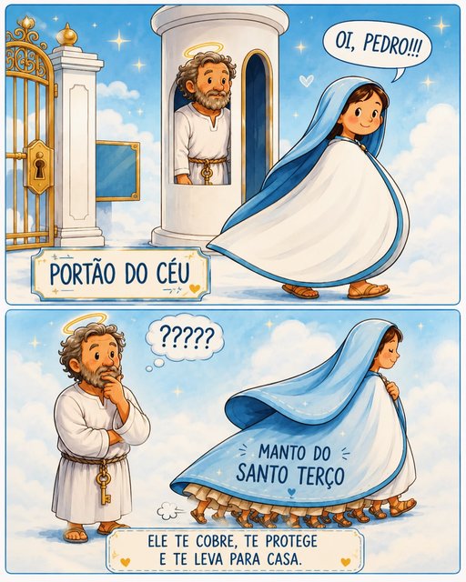 Amados 
Uma bela história contada pelo Venerável Fulton J. Sheen sobre o poder da intercessão da Virgem
Maria.
Conta-se que Jesus se aproxima de São Pedro, o guardião das chaves do Céu, e pergunta como tantas almas co…