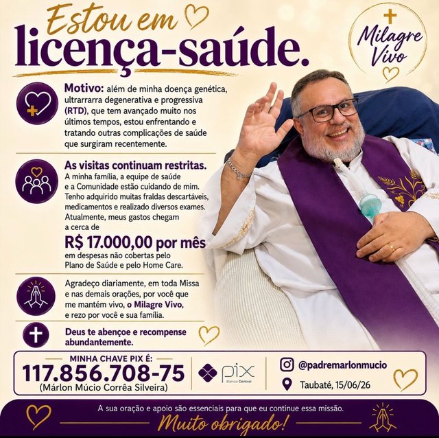 😍 Você me mantém vivo, este Milagre Vivo!!!