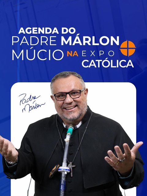 🫶 A @expocatolica está chegando e meu coração já está contando os dias para esse momento tão especial. Quero muito me encontrar com você, te dar aquele abraço apertado, rezar com você, e abençoar você e toda a sua fam…