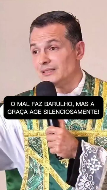O mal faz barulho, mas a graça age silenciosamente!