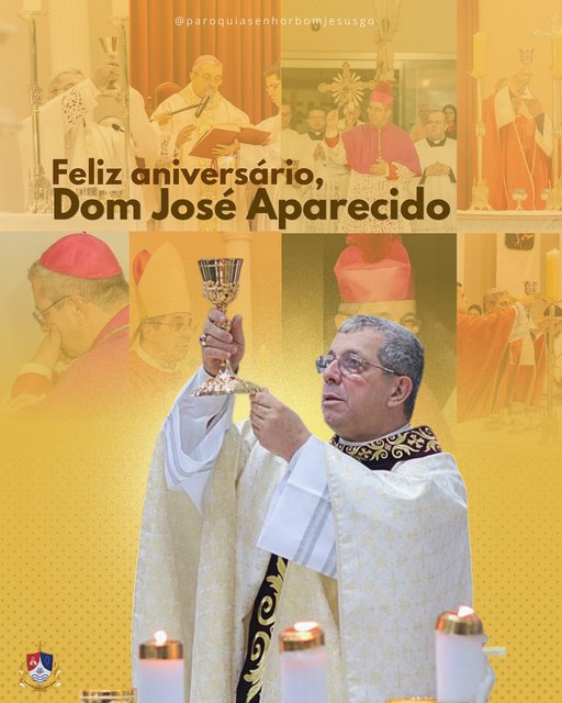 Parabéns Dom José Aparecido (@domjaga )! A paróquia Senhor Bom Jesus agradece pelo seu extraordinário pastoreio!