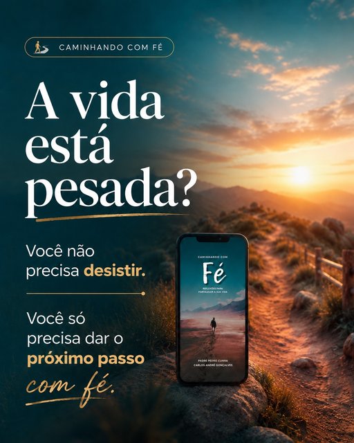 Há momentos em que a vida nos pede uma fé silenciosa.
Nem tudo se resolve no tempo que gostaríamos. Nem toda dor passa no ritmo que esperamos. Mas Deus continua trabalhando onde os nossos olhos ainda não conseguem ve…