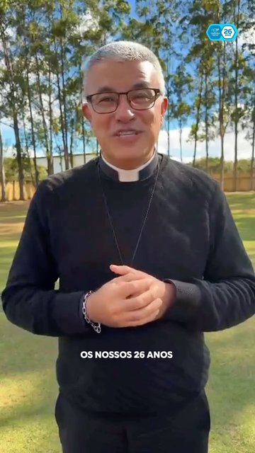Padre Roger Luiz, nosso irmão e novo presidente eleito da Comunidade Canção Nova, também estará presente em nossa festa e convida você! 

Venha celebrar conosco esses 26 anos de história! Te esperamos com muita alegri…