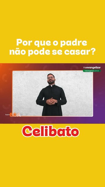 Todo mundo pergunta. 😅
“Padre, por que você não casa?”
A resposta não é “porque não pode”. É porque escolheu amar de um jeito diferente.
No vídeo eu explico, de forma simples, o verdadeiro sentido do celibato e des…
