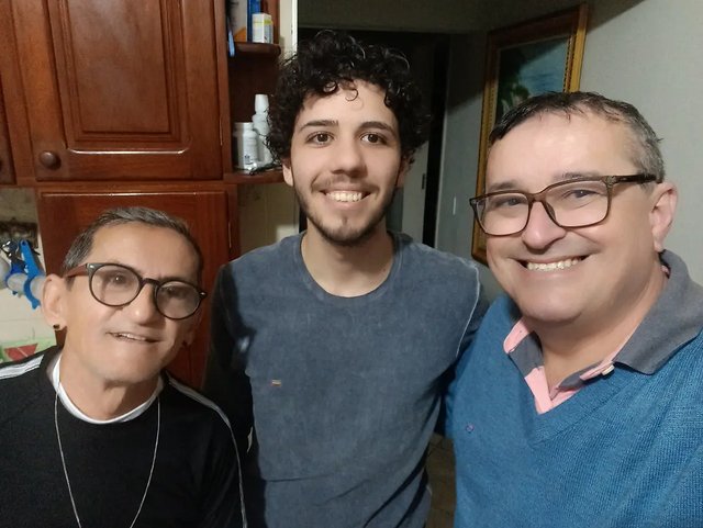 Kadoka, Leopoldo e eu em Armazém - SC